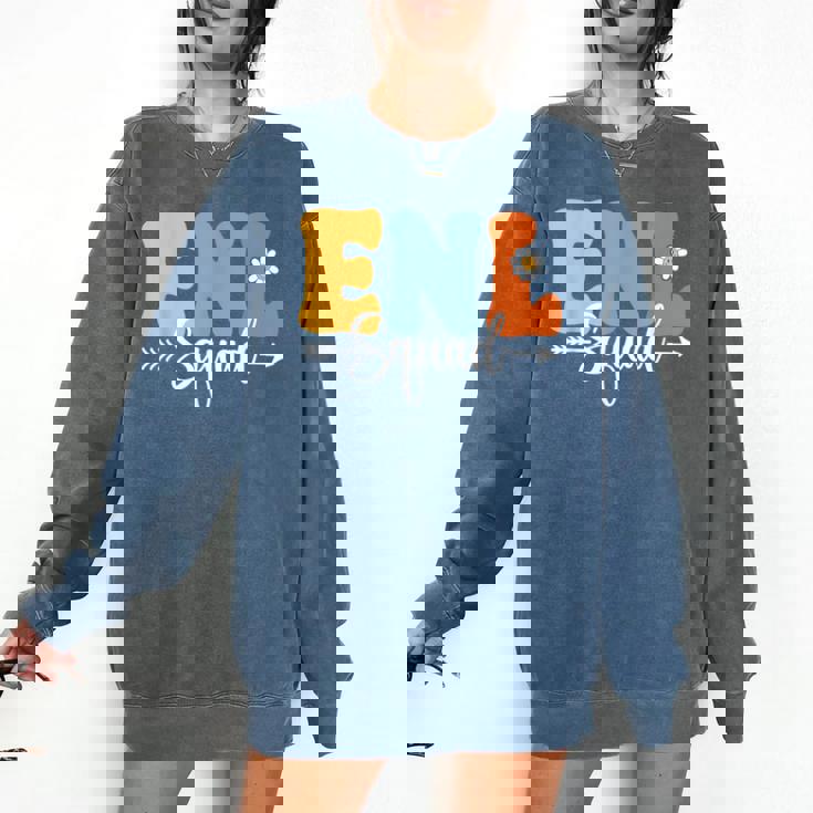 ENL Squad Back To School Teachers Students ENL Crew Men Women Girls Kids Comfort Colors Sweatshirt