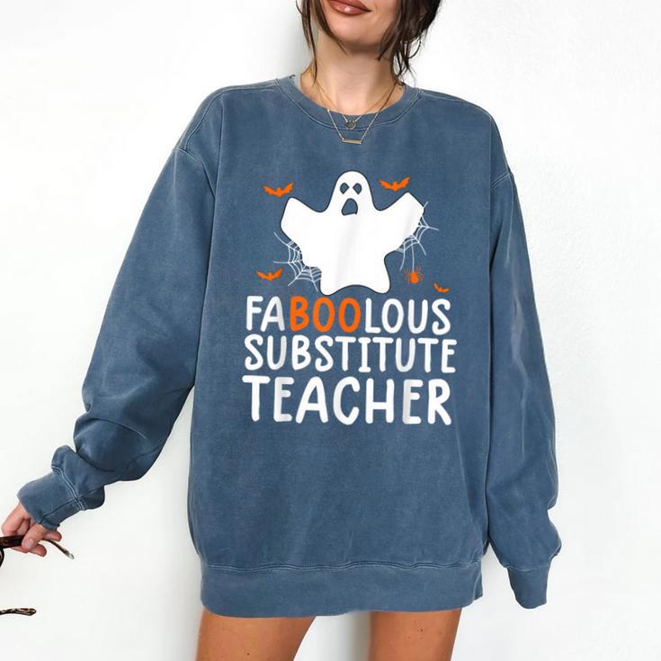 Faboolous Substitute Teacher Halloween Costume Comfort Colors Sweatshirt