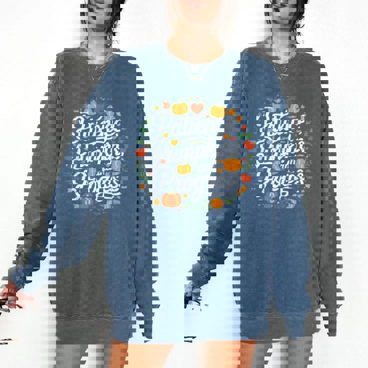 Fall Special Education Teacher Pumpkin Autumn Halloween Comfort Colors Sweatshirt