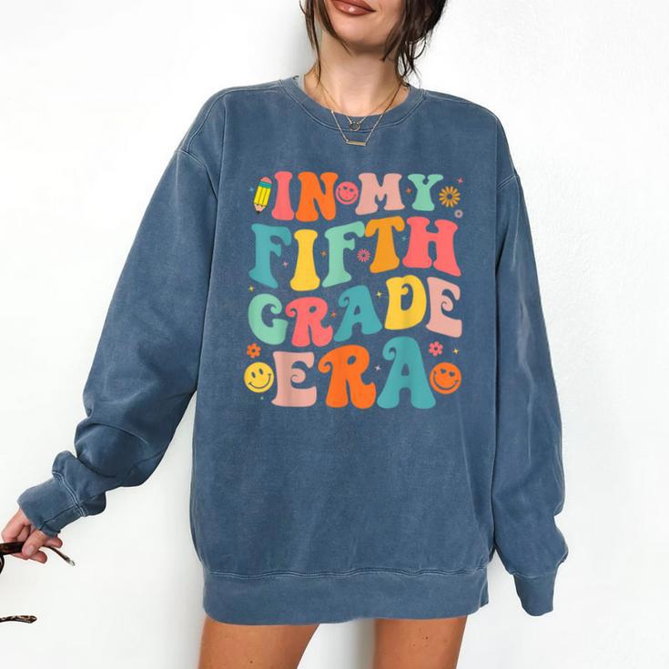 In My Fifth Grade Era 5th Grade Teacher Back To School Comfort Colors Sweatshirt