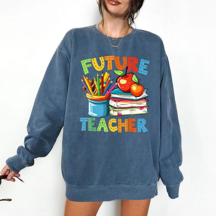 Future Teacher Costume For Kids Back To School Boy Girl Comfort Colors Sweatshirt