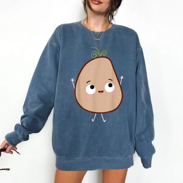 Good Egg Teacher Halloween Costume The Couch Potato Comfort Colors Sweatshirt