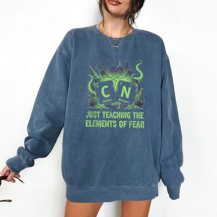 Halloween 67 Meme Science Chemistry Teacher Periodic Table Comfort Colors Sweatshirt