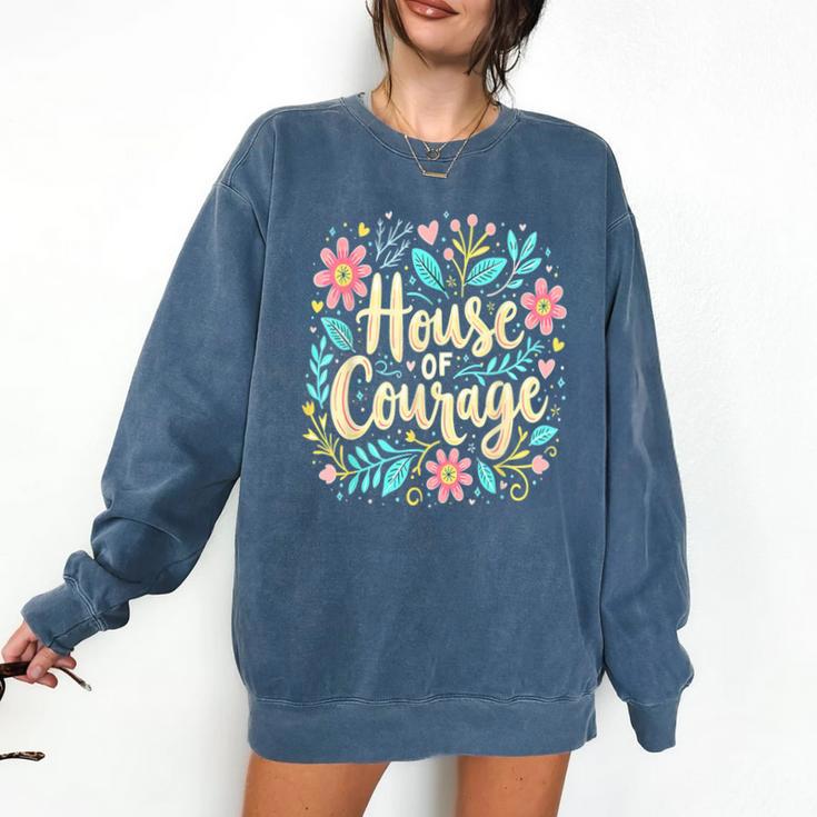 House Of Courage Flowers RCA School Teacher Student Tee Comfort Colors Sweatshirt