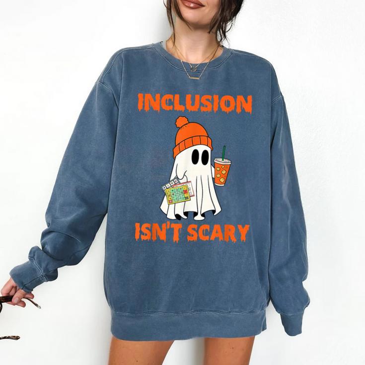 Inclusion Isn't Scary Shirt Halloween SLP Sped Teacher Comfort Colors Sweatshirt