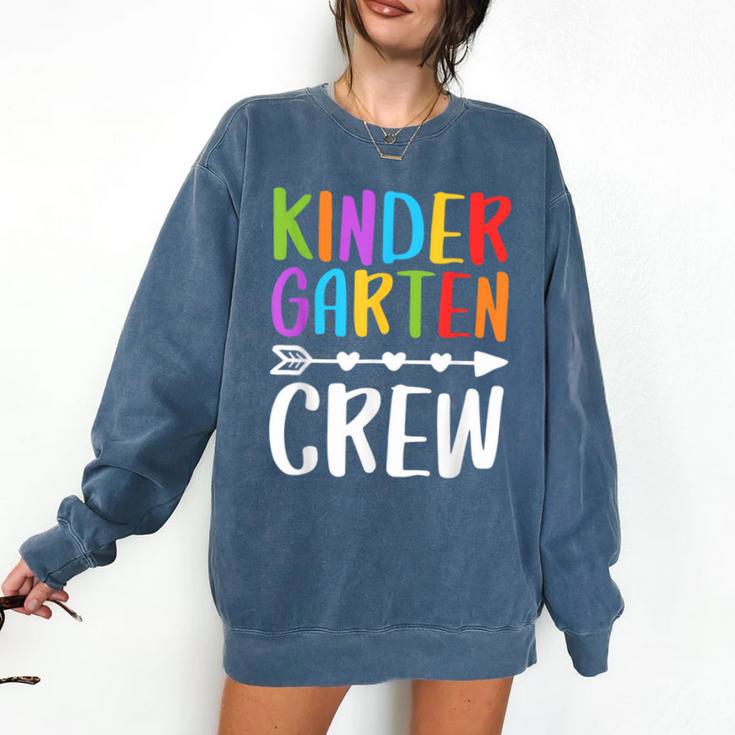 Kindergarten Crew Shirt Kinder Crew Teacher Boy Girl Comfort Colors Sweatshirt