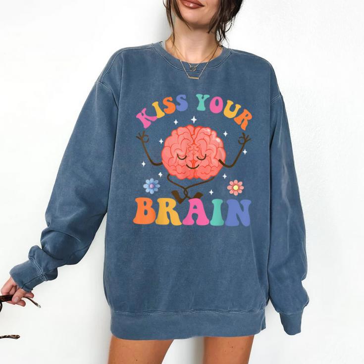 Kiss Your Brain Sped Teacher Appreciation Back To School Kid Comfort Colors Sweatshirt