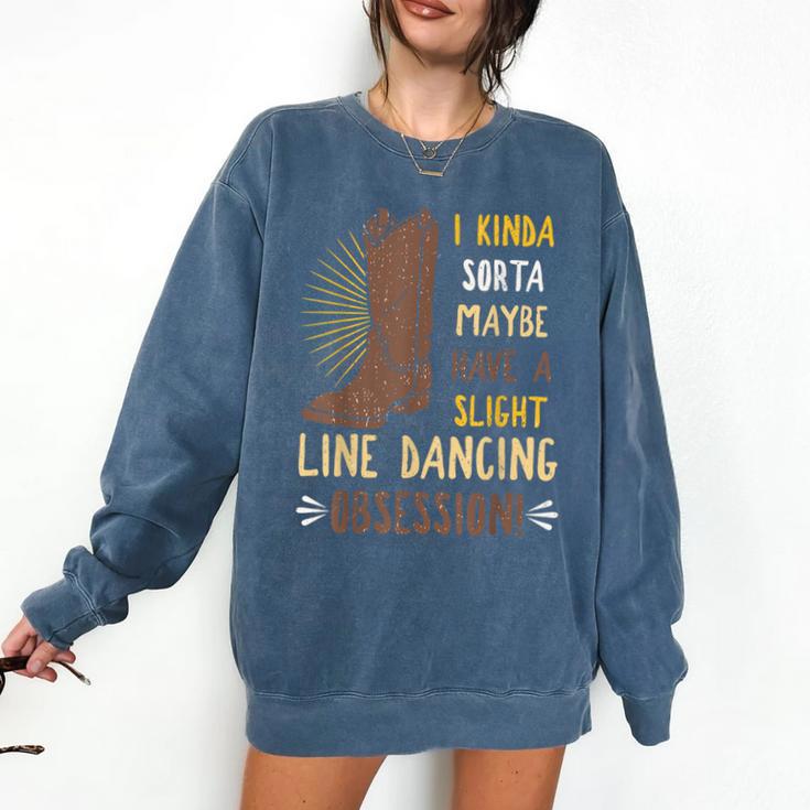 Line Dancing Choreographed Group Dancer Dance Teacher Comfort Colors Sweatshirt