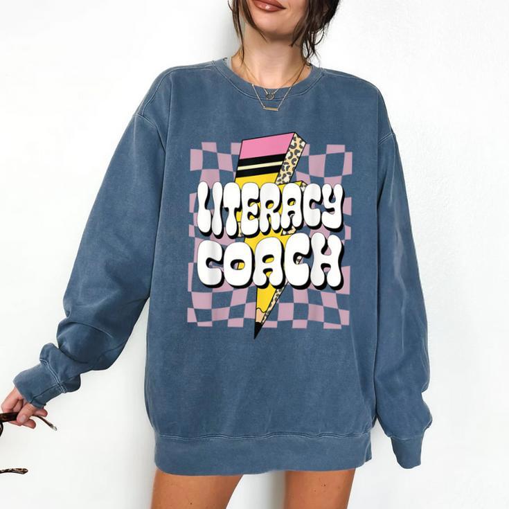Literacy Coach Reading Specialist Facilitator Lead Teacher Comfort Colors Sweatshirt