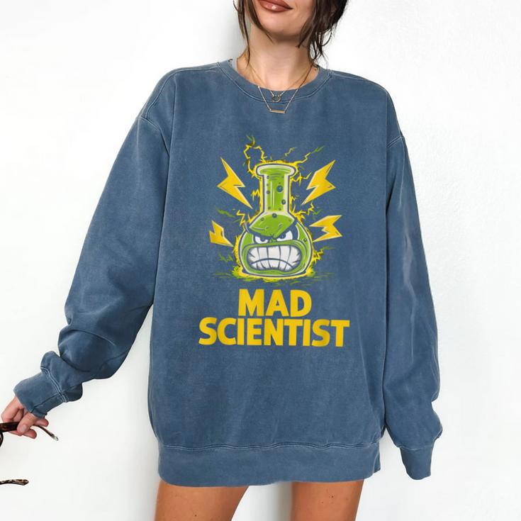 Mad Scientist Kids Youth Adult Science Teacher Chemistry Comfort Colors Sweatshirt