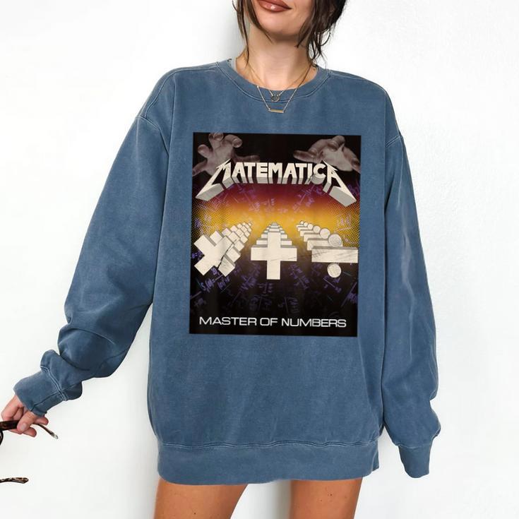 Matematica Master Of Numbers Math Teachers Puppets Parody Comfort Colors Sweatshirt