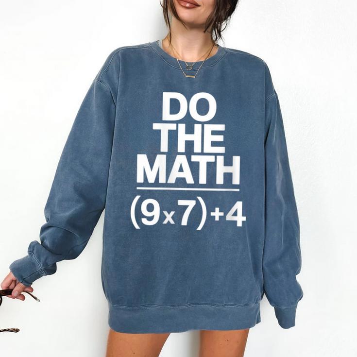 Do The Math Equation Thanksgiving Teacher 67 Six Seven 6 7 Comfort Colors Sweatshirt