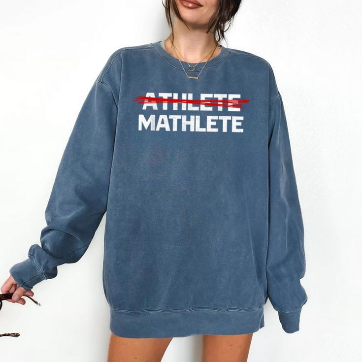 Mathlete For Math Team Students Algebra Math Teacher Comfort Colors Sweatshirt