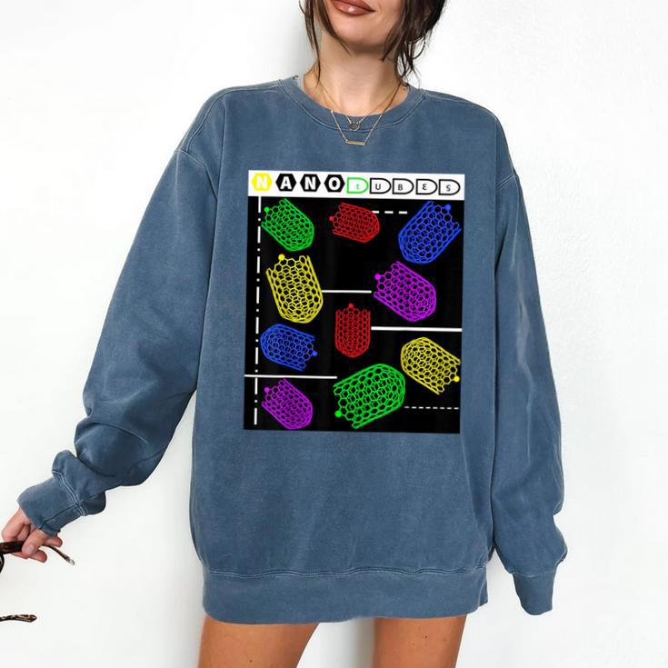 Nerdy Forms Nanotubes Chemistry Teacher Geek Comfort Colors Sweatshirt