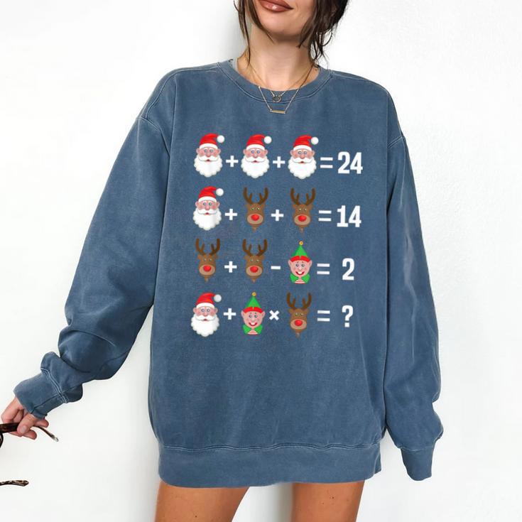 Order Of Operations Math Teacher Christmas Comfort Colors Sweatshirt