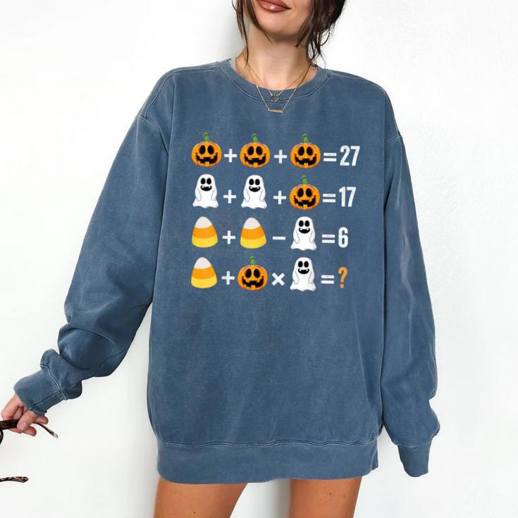 Order Of Operations Quiz Pumpkin Halloween Math Teacher Comfort Colors Sweatshirt