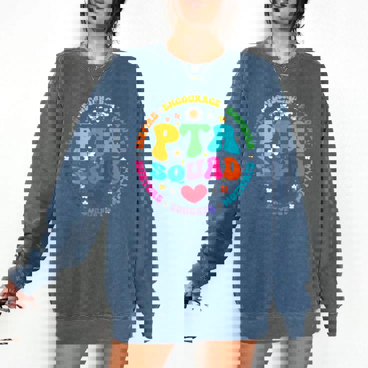 Parents Teacher Association Team Supporter PTA Squad For Men Women Girls Kids Comfort Colors Sweatshirt