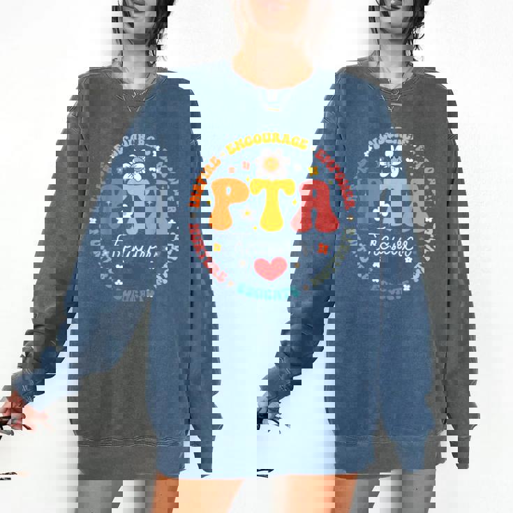 Parents Teacher Association Team Supporter PTA Treasurer For Men Women Girls Kids Comfort Colors Sweatshirt