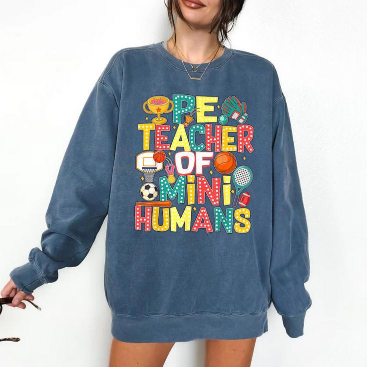 PE Teacher Back To School Physical Education Gym Teachers Comfort Colors Sweatshirt