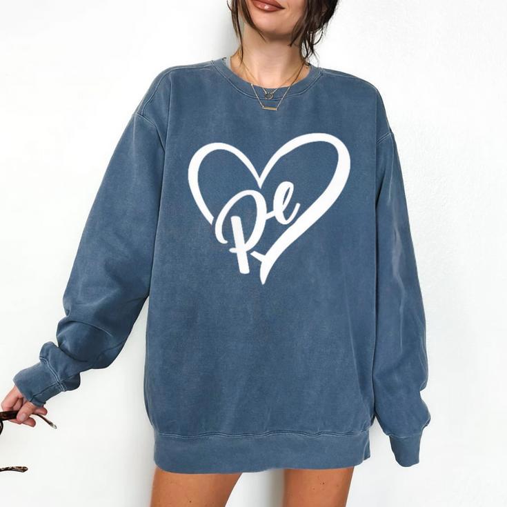 PE Teacher Vintage Retro Physical Education Teacher Comfort Colors Sweatshirt