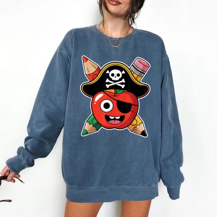 School International Talk Like A Pirate Day Pirate Teacher Comfort Colors Sweatshirt