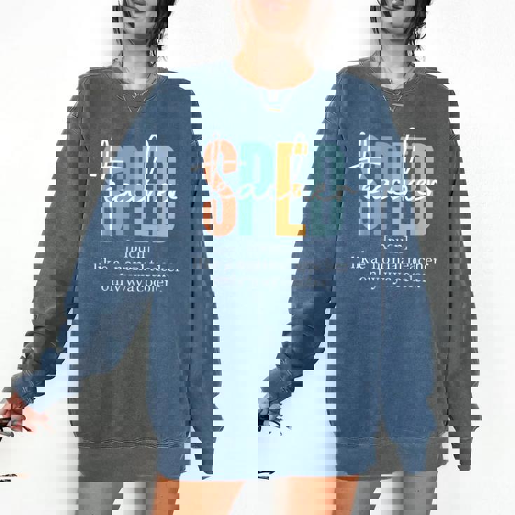 Special Education Sped Teacher Definition For Women &amp; Men Comfort Colors Sweatshirt