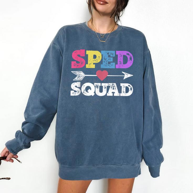 Special Education Squad Shirt SPED Squad Teacher's Day For Men Women Comfort Colors Sweatshirt