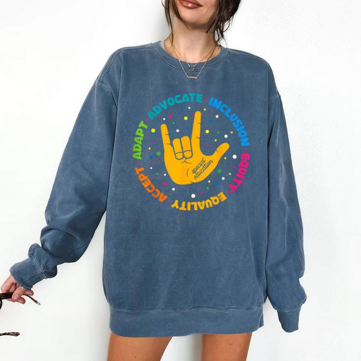 Special Education Teacher Inspirational SPED Teachers Autism Comfort Colors Sweatshirt