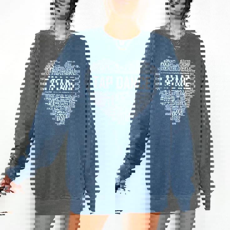 Tap Dance Heart Lover Tap Dancer Dancing Teacher For Men Women Girls Kids Comfort Colors Sweatshirt