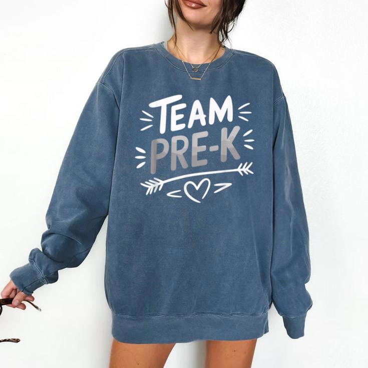 Team Pre K T Shirt Fun For Kids And Teachers Comfort Colors Sweatshirt