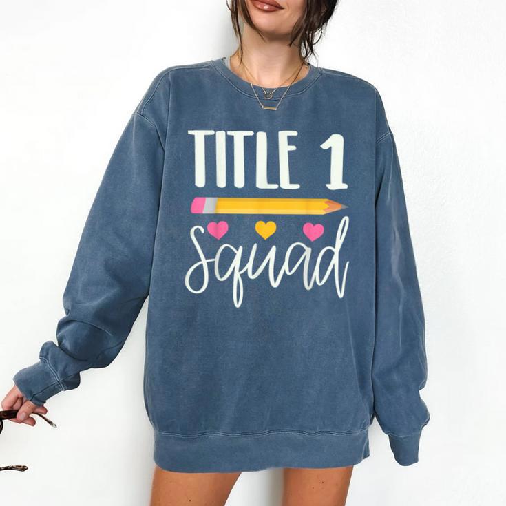 Title 1 Reading Teacher Shirt Comfort Colors Sweatshirt