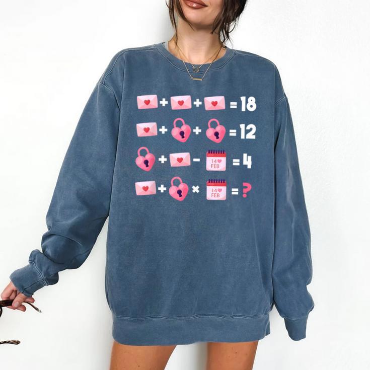 Valentines Day Order Of Operations Valentines Math Teacher Comfort Colors Sweatshirt