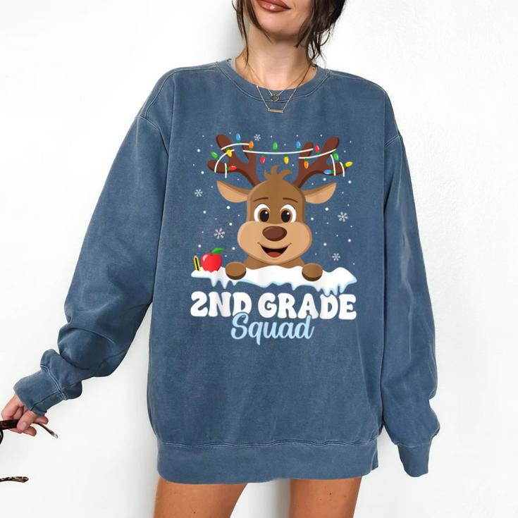 2nd Grade Teacher Christmas Second Grade Squad Reindeer Xmas For Men Women Kids Comfort Colors Sweatshirt 2nd Grade Teacher Christmas Second Grade Squad Reindeer Xmas For Men Women Kids Comfort Colors Sweatshirt