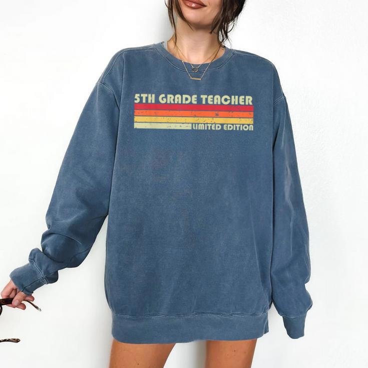 5TH GRADE TEACHER Job Title Profession Birthday Worker Comfort Colors Sweatshirt 5TH GRADE TEACHER Job Title Profession Birthday Worker Comfort Colors Sweatshirt