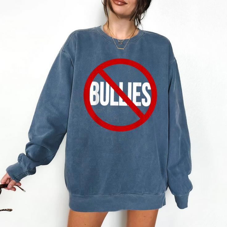 Anti Bullying No Bullies School Teacher Student Kindness Comfort Colors Sweatshirt