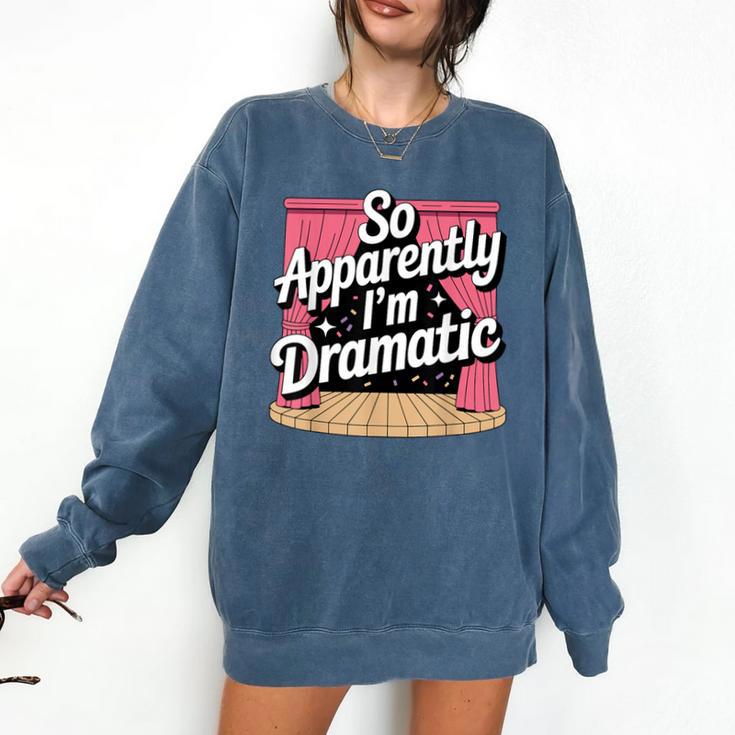 Best Theatre Art For Men Women Musical Drama Teacher Theater Comfort Colors Sweatshirt