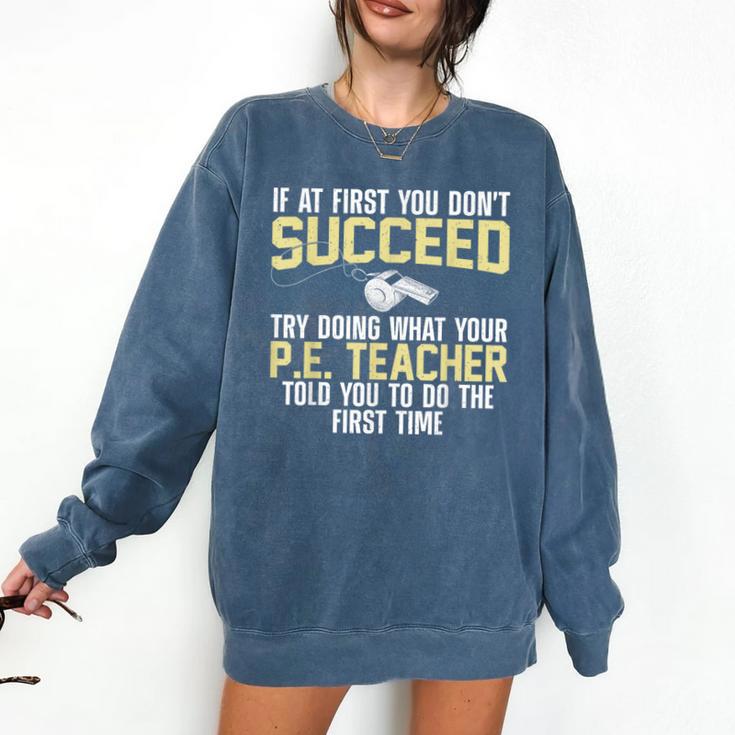 Best PE Teacher Art For Men Women Physical Education Teacher Comfort Colors Sweatshirt Best PE Teacher Art For Men Women Physical Education Teacher Comfort Colors Sweatshirt