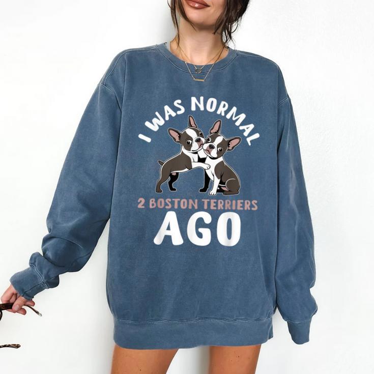 Boston Terrier Dog Comfort Colors Sweatshirt