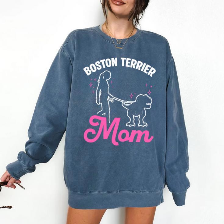 Boston Terrier Mom Comfort Colors Sweatshirt