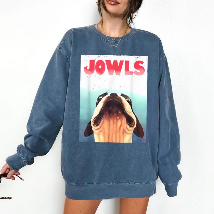 Boston Terriers Jowls Dog Mom Dog Dad Comfort Colors Sweatshirt