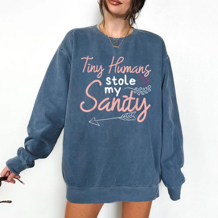 Childcare Provider Daycare Teacher Stole My Sanity Comfort Colors Sweatshirt Childcare Provider Daycare Teacher Stole My Sanity Comfort Colors Sweatshirt