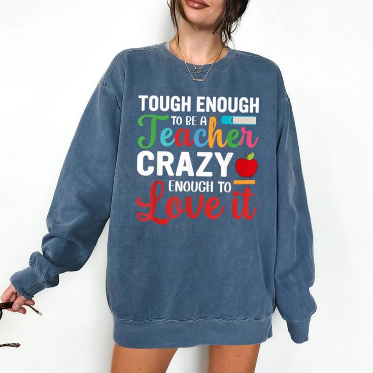 Crazy Teacher Men Women School Teachers Comfort Colors Sweatshirt Crazy Teacher Men Women School Teachers Comfort Colors Sweatshirt