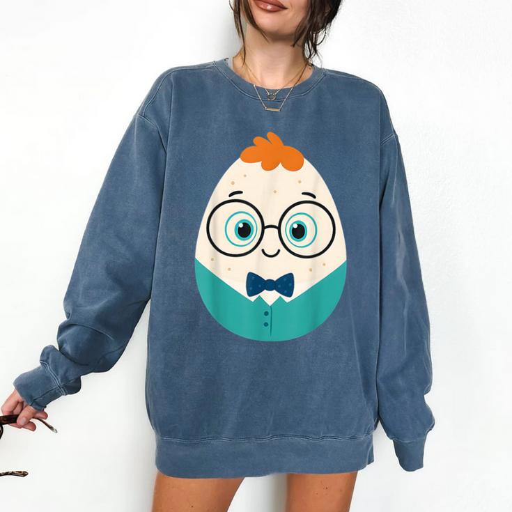Cute Good Egg Teacher Halloween Costume Food Group Comfort Colors Sweatshirt Cute Good Egg Teacher Halloween Costume Food Group Comfort Colors Sweatshirt