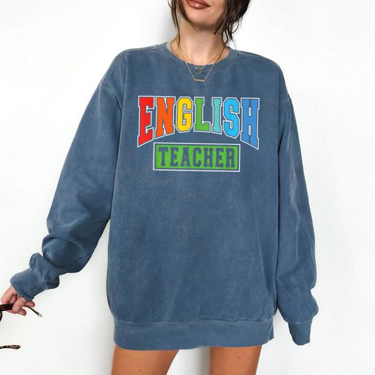 English Teacher Men Women Grammar Class English Teacher Comfort Colors Sweatshirt English Teacher Men Women Grammar Class English Teacher Comfort Colors Sweatshirt