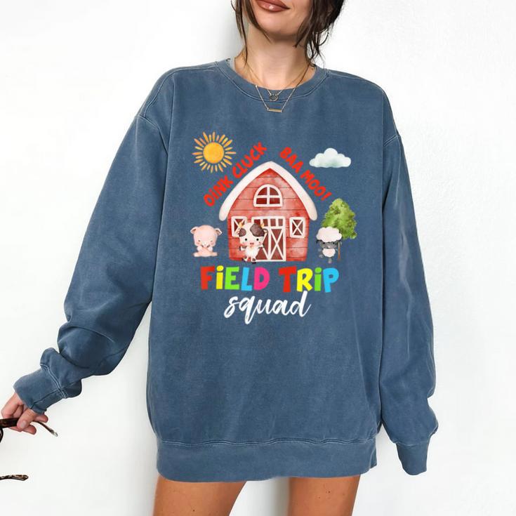 Farm Field Trip Squad Field Day 2025 Teachers Students Comfort Colors Sweatshirt Farm Field Trip Squad Field Day 2025 Teachers Students Comfort Colors Sweatshirt