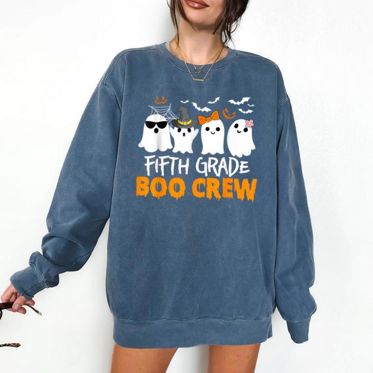 Fifth Grade Boo Crew Halloween Teacher Costume Comfort Colors Sweatshirt