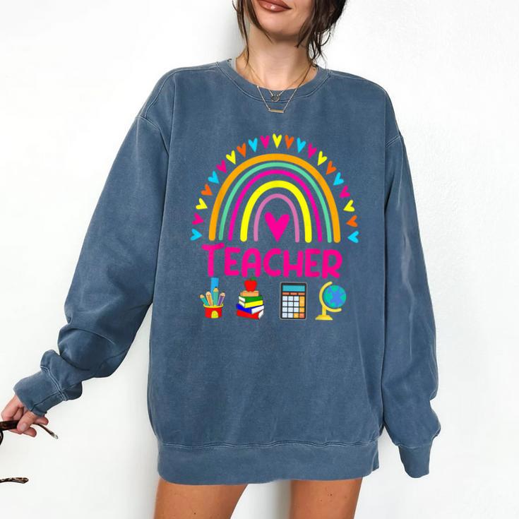 Future Kids Career Teacher Rainbow Boy Girl Graduations Comfort Colors Sweatshirt Future Kids Career Teacher Rainbow Boy Girl Graduations Comfort Colors Sweatshirt