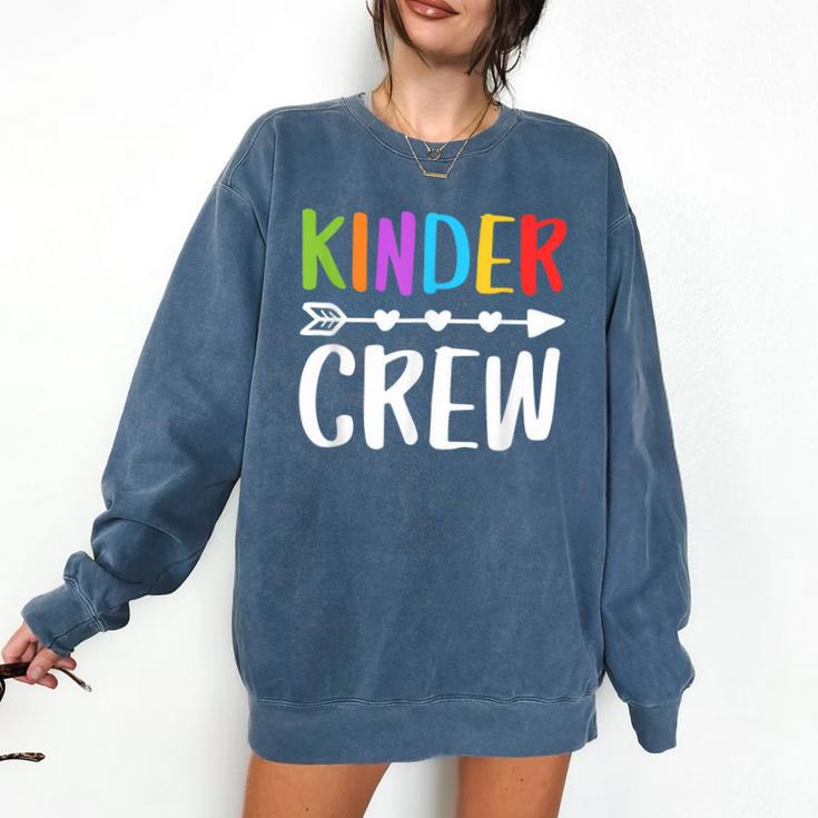 Kinder Crew Shirt Kindergarten Boy Girl Student Teacher Comfort Colors Sweatshirt Kinder Crew Shirt Kindergarten Boy Girl Student Teacher Comfort Colors Sweatshirt