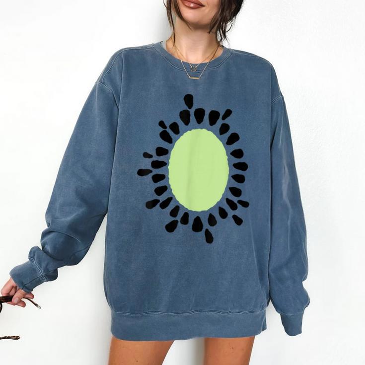 Kiwi Easy Costume Halloween Fruit Lover School Teacher Fun Comfort Colors Sweatshirt Kiwi Easy Costume Halloween Fruit Lover School Teacher Fun Comfort Colors Sweatshirt