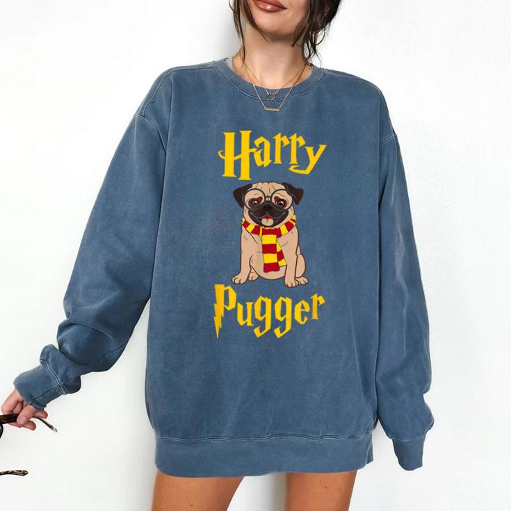 Lovely Harry Pugger Pug Comfort Colors Sweatshirt